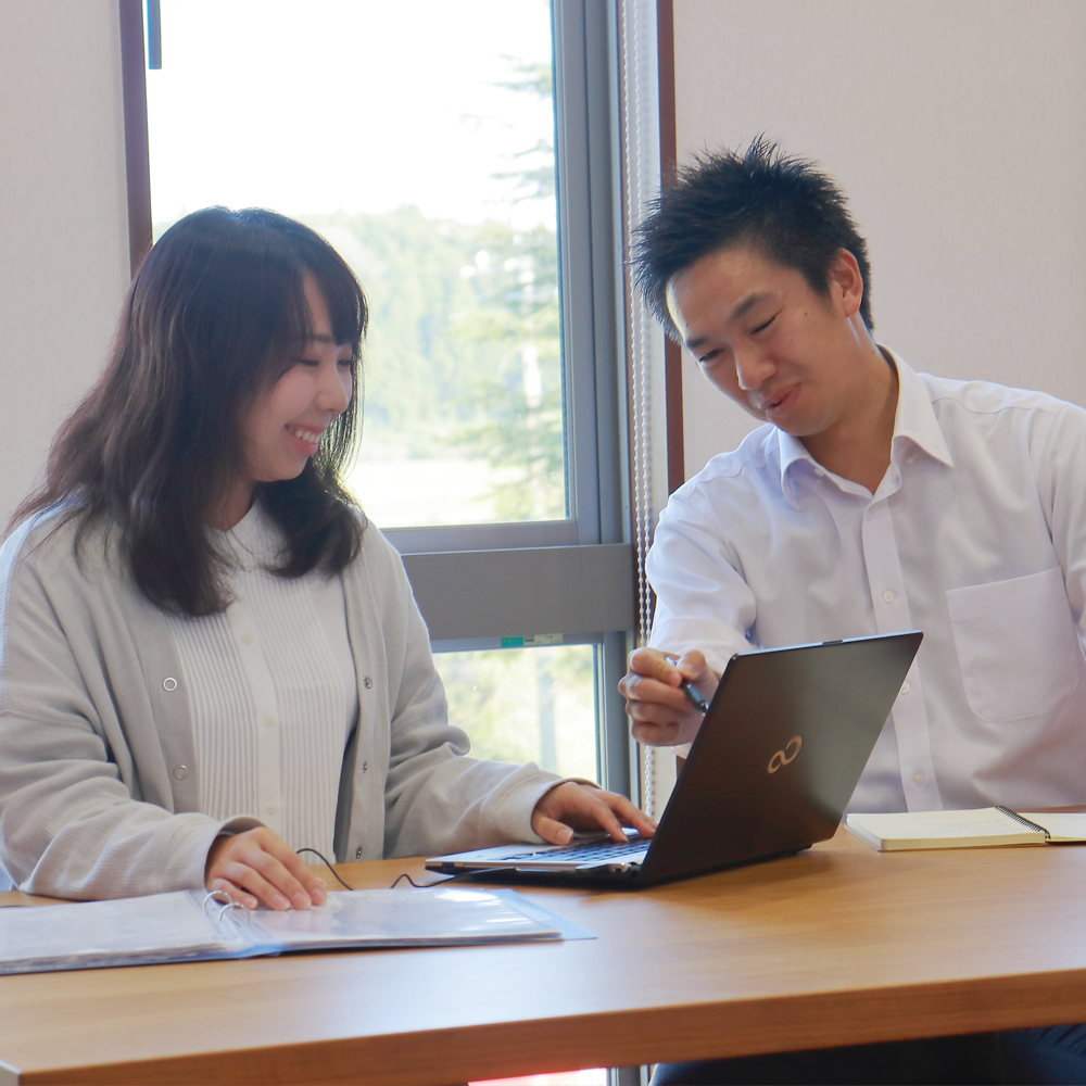 経営層や新入社員とじっくり話せる